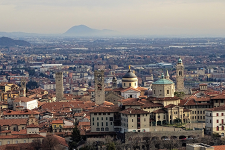 Città Alta ad anello per stradette, salite, scalette il 10 gennaio 2018  - FOTOGALLERY